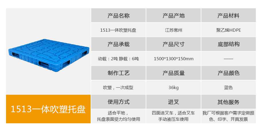 軒盛塑業(yè)1513一體成型吹塑托盤